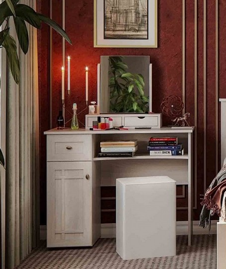 Столик туалетный Sherlock 53, Ясень Анкор светлый в Южно-Сахалинске - изображение 1
