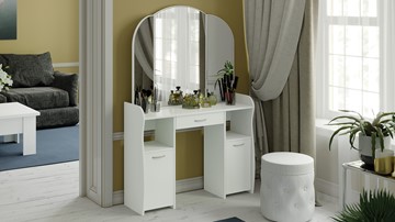 Туалетный стол София Т2, цвет Белый в Южно-Сахалинске - предосмотр