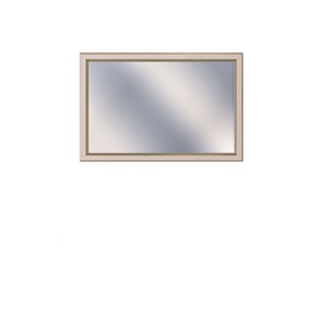 Навесное зеркало Сиена, Бодега белый / патина золото, 92х52 в Южно-Сахалинске - предосмотр