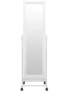 Зеркало напольное BeautyStyle 27 (135х42,5см) Белое в Южно-Сахалинске - предосмотр 1