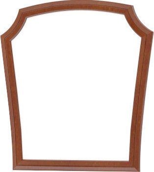 Зеркало настенное Лак (Орех) в Южно-Сахалинске - изображение