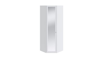 Угловой шкаф Ривьера с зеркалом СМ 241.23.003 (Белый) в Южно-Сахалинске - предосмотр