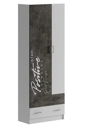 Шкаф 2-дверный Вега NEW Позитив в Южно-Сахалинске - изображение
