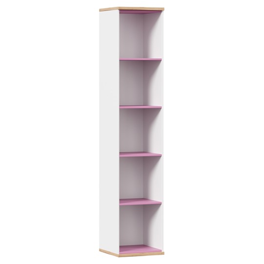 Шкаф одностворчатый Урбан 528.040, белый/розовый в Южно-Сахалинске - изображение 4