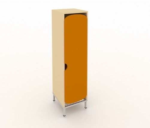 Шкаф для детской одежды ШГС2М (Оранжевый) в Южно-Сахалинске - изображение