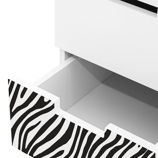 Тумба Svogen графит-белый/зебра черная в Южно-Сахалинске - изображение 9