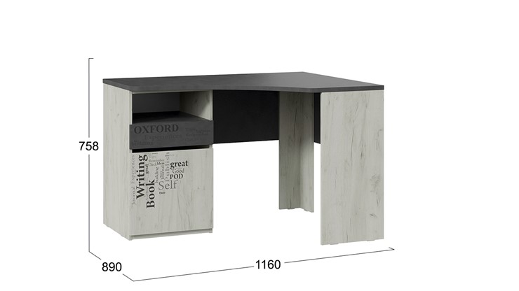Детский угловой стол Оксфорд-2 ТД-399.15.03 в Южно-Сахалинске - изображение 5