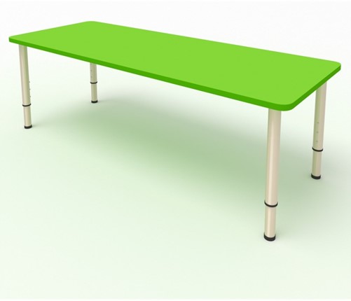 Стол для детей 2-местный  (по одну сторону столешн.) СДО-2 (0-3) зеленый в Южно-Сахалинске - изображение