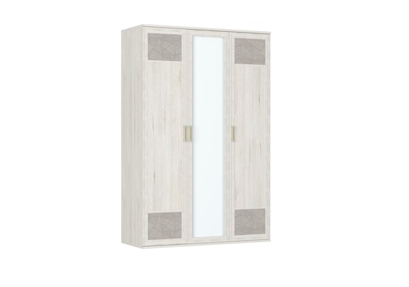 Шкаф трехстворчатый Kantri, 2 двери, 1 зеркало, (К-ШО-03 2г/1зр) в Южно-Сахалинске - изображение
