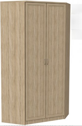 Шкаф 403 несимметричный, цвет Дуб Сонома в Южно-Сахалинске - изображение