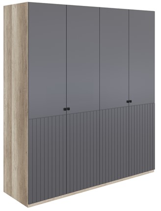 Шкаф четырехстворчатый Доминго (глухие двери) в Южно-Сахалинске - изображение