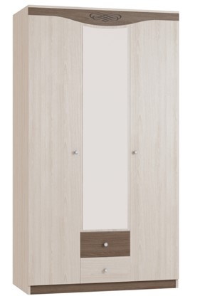 Шкаф распашной Ванесса 3-х дверный в Южно-Сахалинске - изображение