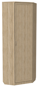 Шкаф 402 угловой со штангой, цвет Дуб Сонома в Южно-Сахалинске - предосмотр