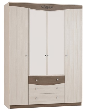 Шкаф распашной Ванесса 4-х дверный в Южно-Сахалинске - изображение