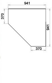Шкаф 401 угловой со штангой, цвет Дуб Сонома в Южно-Сахалинске - предосмотр 2