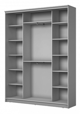 Шкаф 3-х дверный Хит-22-4-18/2-777-22, 2200х1770х420, Бетон Дуб сонома в Южно-Сахалинске - изображение 1
