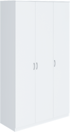 Шкаф распашной Осло М01 (Белый) в Южно-Сахалинске - изображение