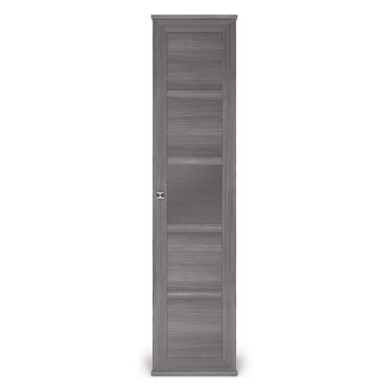 Шкаф-пенал с дверью ПАРМА НЕО,  лиственница темная в Южно-Сахалинске - изображение