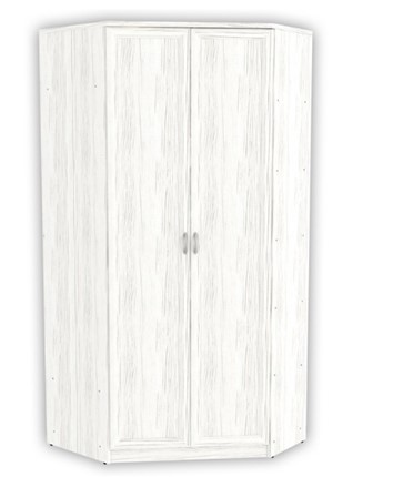 Угловой распашной шкаф 403 несимметричный, цвет Арктика в Южно-Сахалинске - изображение