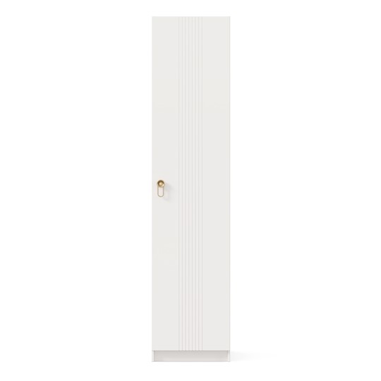 Шкаф 1-створчатый Айла ЛД 688.130.000, Белый, исполнение 1 в Южно-Сахалинске - изображение 1