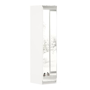 Шкаф распашной Айла с зеркалом ЛД 688.140.000, Белый, исполнение 1 в Южно-Сахалинске - предосмотр