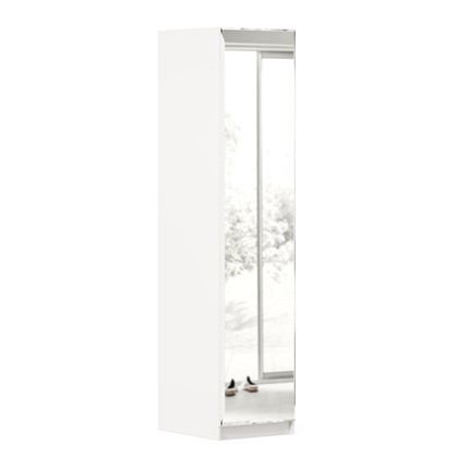 Шкаф распашной Айла с зеркалом ЛД 688.140.000, Белый, исполнение 1 в Южно-Сахалинске - изображение