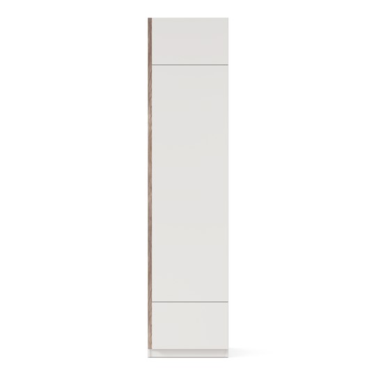 Шкаф одностворчатый Лайт ЛД 412.080.000, Белый в Южно-Сахалинске - изображение 6