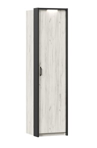 Шкаф 1-створчатый Техно с паспарту, Дуб крафт белый в Южно-Сахалинске - предосмотр