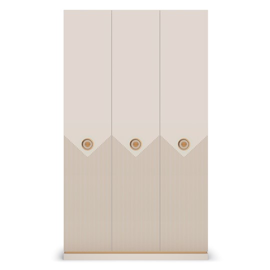 Шкаф 3-х дверный Капри, с глухими фасадами в Южно-Сахалинске - изображение 1