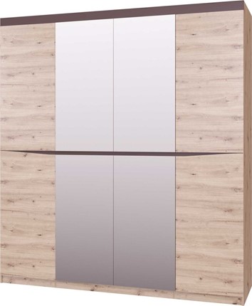 Шкаф четырехдверный Тиана ШР-4 (С зеркалом) в Южно-Сахалинске - изображение