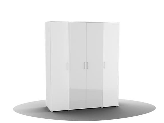 Шкаф для одежды Domenica (ШО-04 2г/2зр) в Южно-Сахалинске - изображение