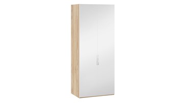Шкаф для одежды Эмбер СМ-348.07.004 (Яблоня Беллуно/Белый глянец) в Южно-Сахалинске