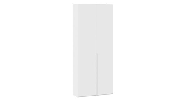 Шкаф распашной Порто (366) СМ-393.07.223 (Белый жемчуг/Белый софт) в Южно-Сахалинске - изображение