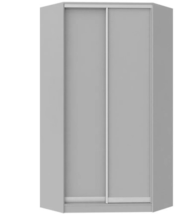 Шкаф угловой 2400х1103, ХИТ У-24-4-11, Серая структура в Южно-Сахалинске - изображение