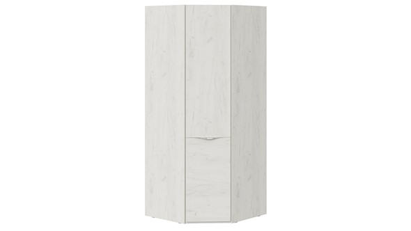 Распашной шкаф угловой Либерти, Дуб крафт белый СМ-297.07.031 в Южно-Сахалинске - изображение
