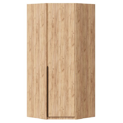 Распашной шкаф угловой Норд ЛД 677.080.000.032 (Дуб золотой) в Южно-Сахалинске - изображение
