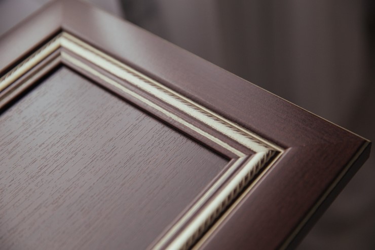 Угловой шкаф-стеллаж Беатрис М14 правый (Орех Гепланкт) в Южно-Сахалинске - изображение 1