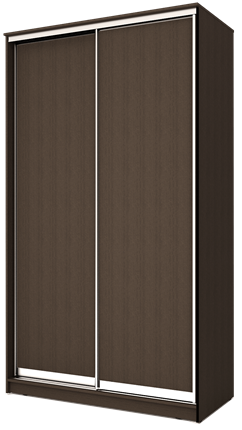 Шкаф-купе 2-х дверный 2200х1682х420 ХИТ 22-4-17-11 Венге Аруба в Южно-Сахалинске - изображение
