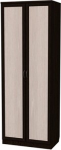 Двухстворчатый шкаф 101 со штангой,цвет Венге в Южно-Сахалинске - предосмотр