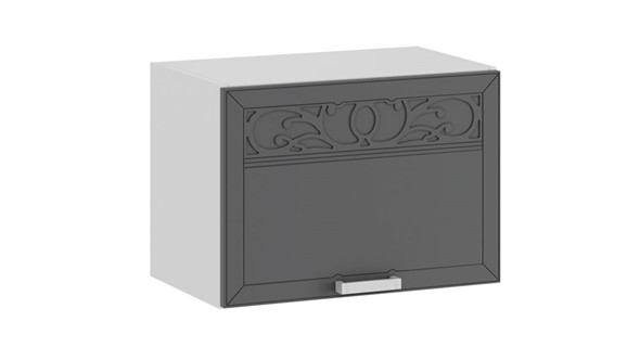 Шкаф на кухню Долорес 1В5Г (Белый/Титан) в Южно-Сахалинске - изображение