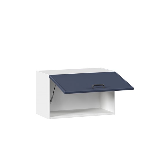 Горизонтальный кухонный шкаф 600 Индиго ЛД 298.710.000.119, Белый/Тёмно-синий в Южно-Сахалинске - изображение 1