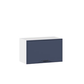 Горизонтальный кухонный шкаф 600 Индиго ЛД 298.710.000.119, Белый/Тёмно-синий в Южно-Сахалинске