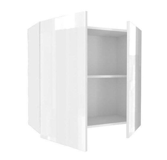 Шкаф на кухню 800, Шервуд, ЛД 281.360.000.162, белый/белый глянец в Южно-Сахалинске - изображение 1