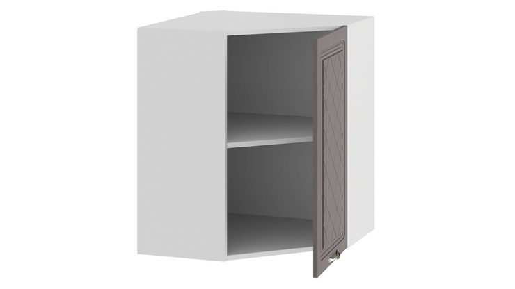 Кухонный угловой шкаф Бьянка 1В6У (Белый/Дуб серый) в Южно-Сахалинске - изображение 1