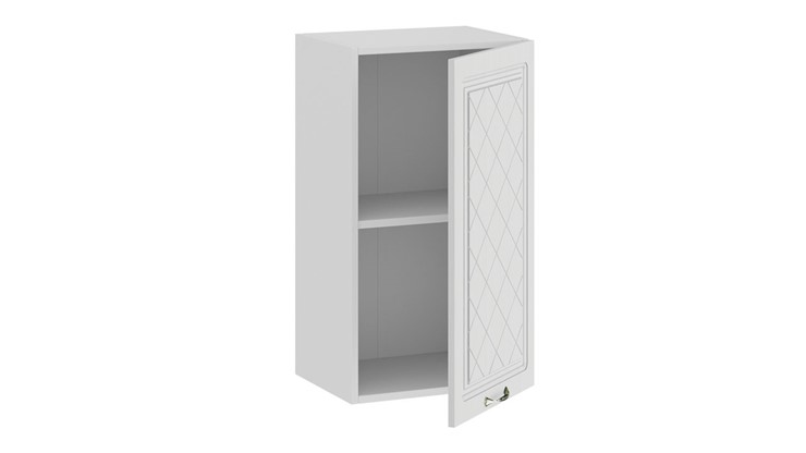 Настенный шкаф Бьянка 1В4 (Белый/Дуб белый) в Южно-Сахалинске - изображение 1