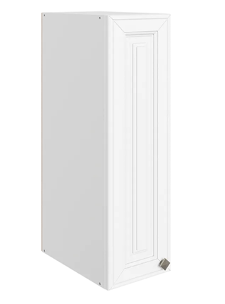 Кухонный навесной шкаф Мишель L200 H720 (1 дв. гл.) эмаль (белый/белый) в Южно-Сахалинске - изображение