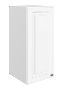 Кухонный шкаф Мишель L300 H720 (1 дв. гл.) эмаль (белый/белый) в Южно-Сахалинске - предосмотр