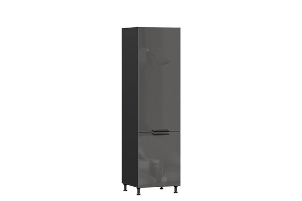 Кухонный шкаф под холодильник Герда 279.280.000.128 (Антрацит) в Южно-Сахалинске - изображение