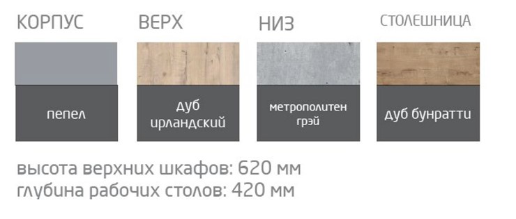 Навесной шкаф Эконика 62*100*28 см в Южно-Сахалинске - изображение 2
