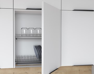 Кухонный шкаф с полкой IBIZA Белый MHP 4072.1P (400х320х720) в Южно-Сахалинске - предосмотр 1